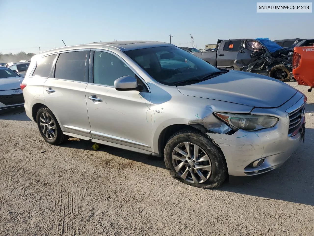 2015 Infiniti Qx60 VIN: 5N1AL0MN9FC504213 Lot: 75831344