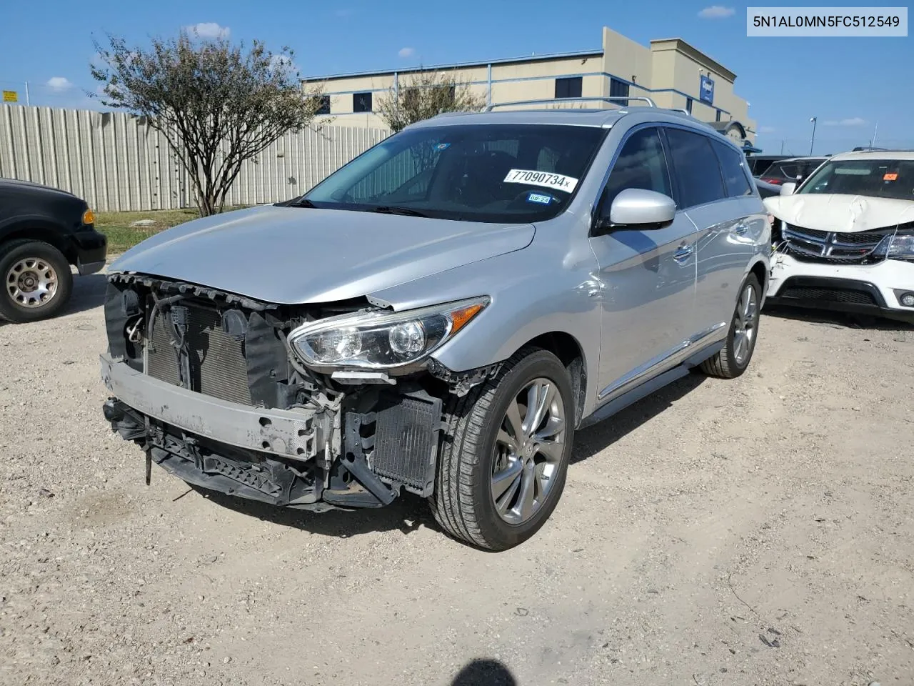 2015 Infiniti Qx60 VIN: 5N1AL0MN5FC512549 Lot: 77090734