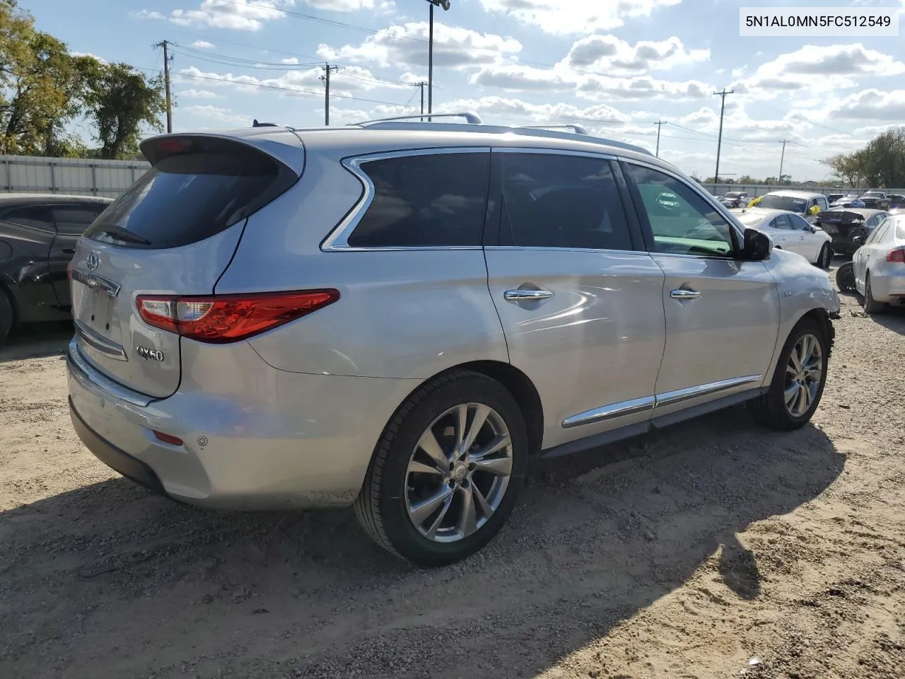 2015 Infiniti Qx60 VIN: 5N1AL0MN5FC512549 Lot: 77090734