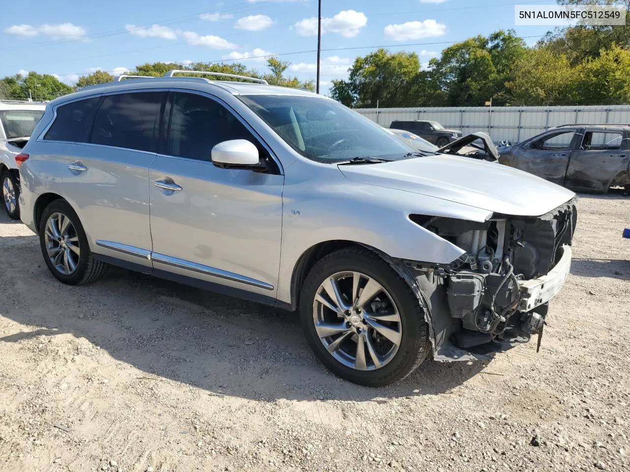 2015 Infiniti Qx60 VIN: 5N1AL0MN5FC512549 Lot: 77090734