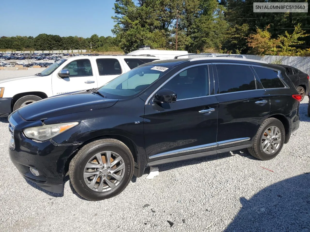 2015 Infiniti Qx60 VIN: 5N1AL0MN8FC513663 Lot: 77428004