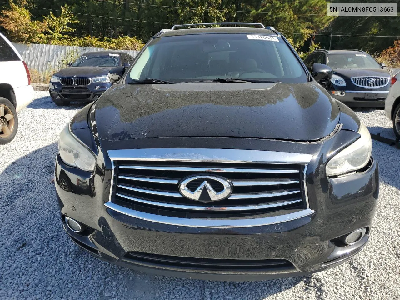 2015 Infiniti Qx60 VIN: 5N1AL0MN8FC513663 Lot: 77428004