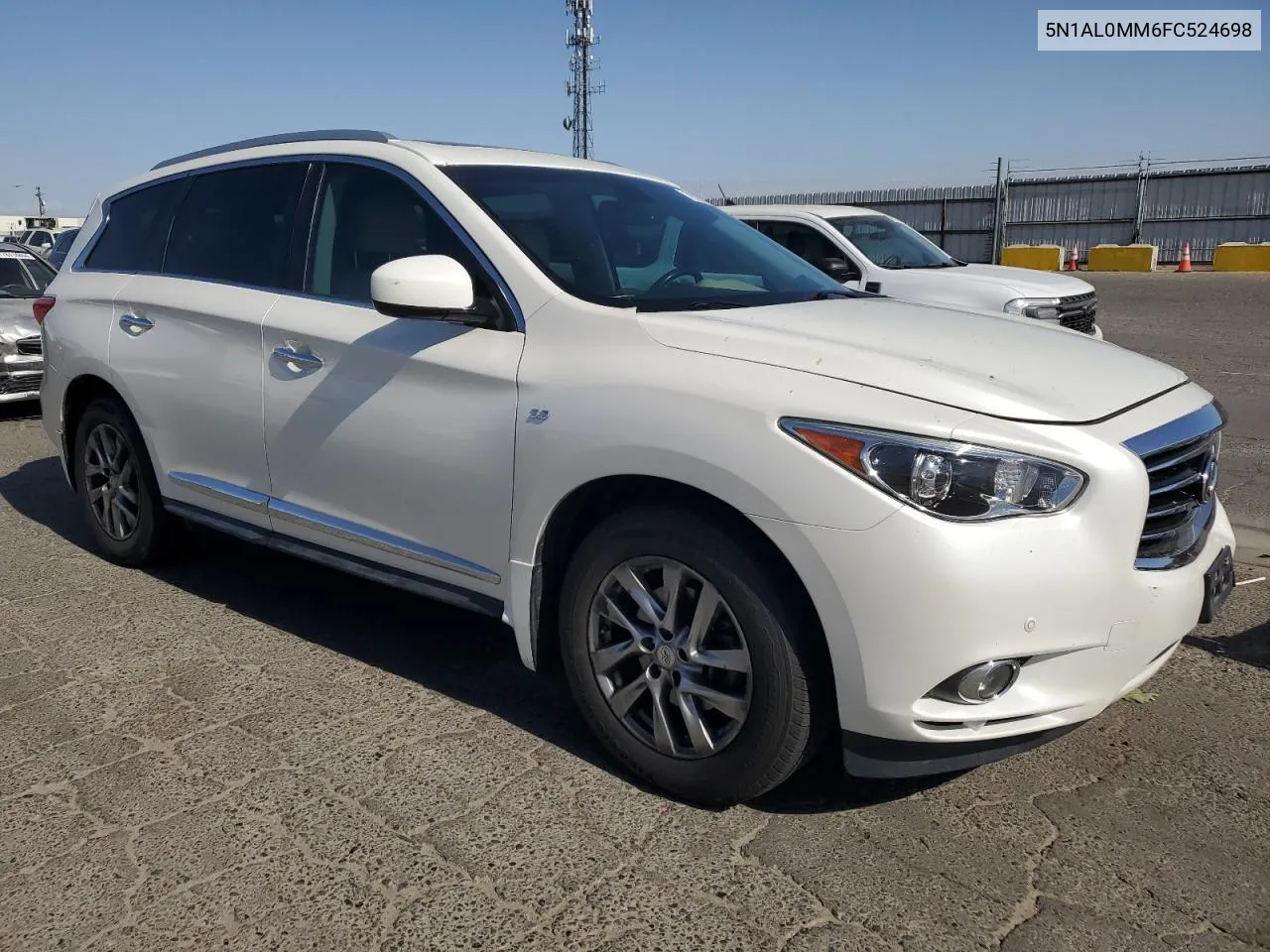 2015 Infiniti Qx60 VIN: 5N1AL0MM6FC524698 Lot: 78287014