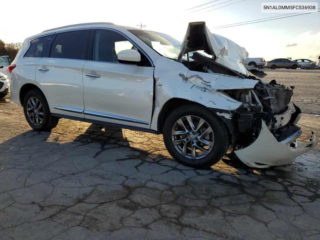 2015 Infiniti Qx60 VIN: 5N1AL0MM5FC536938 Lot: 78608614