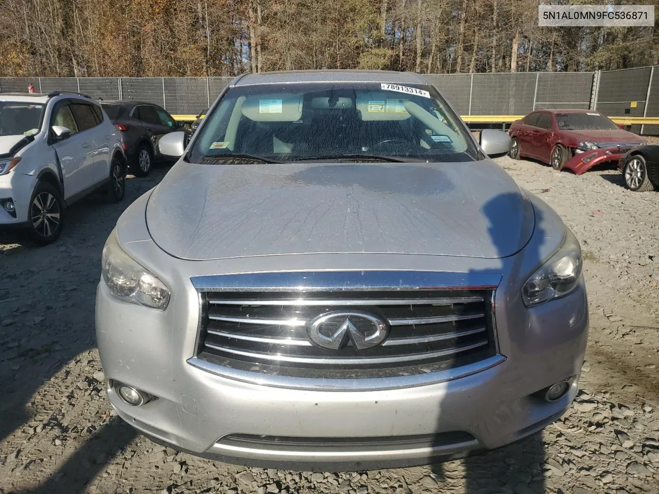 2015 Infiniti Qx60 VIN: 5N1AL0MN9FC536871 Lot: 78913314