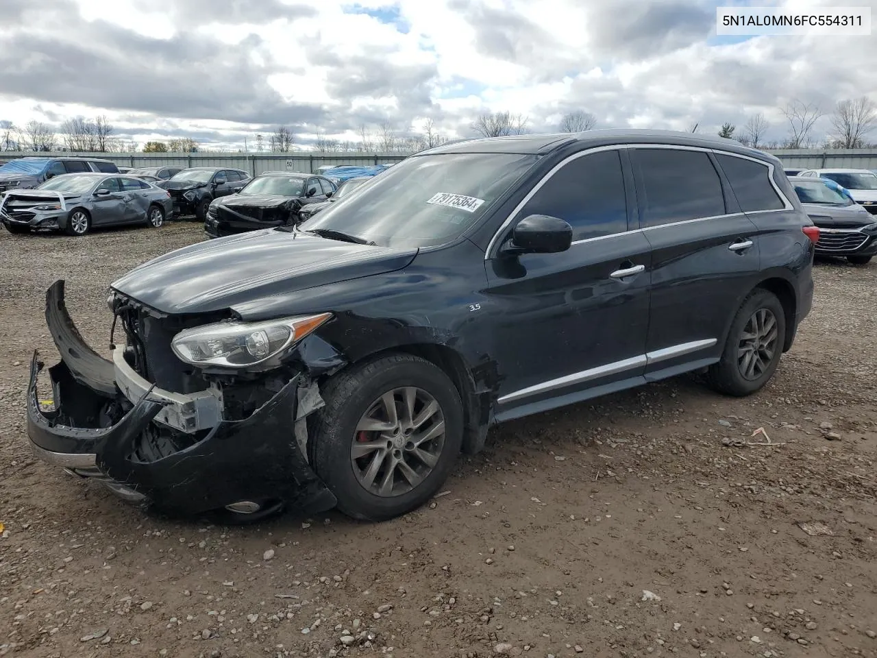 2015 Infiniti Qx60 VIN: 5N1AL0MN6FC554311 Lot: 79175364