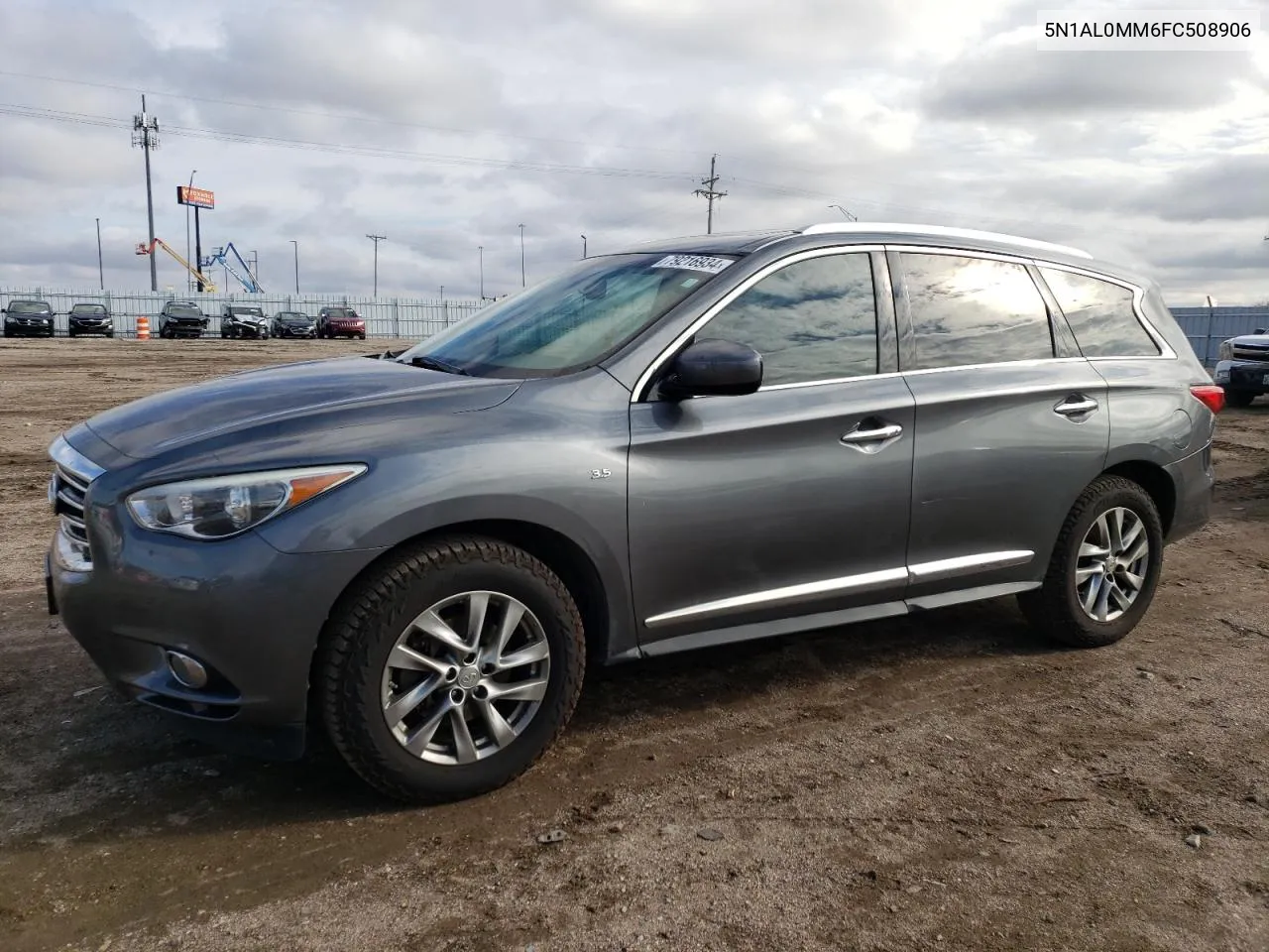 2015 Infiniti Qx60 VIN: 5N1AL0MM6FC508906 Lot: 79216934