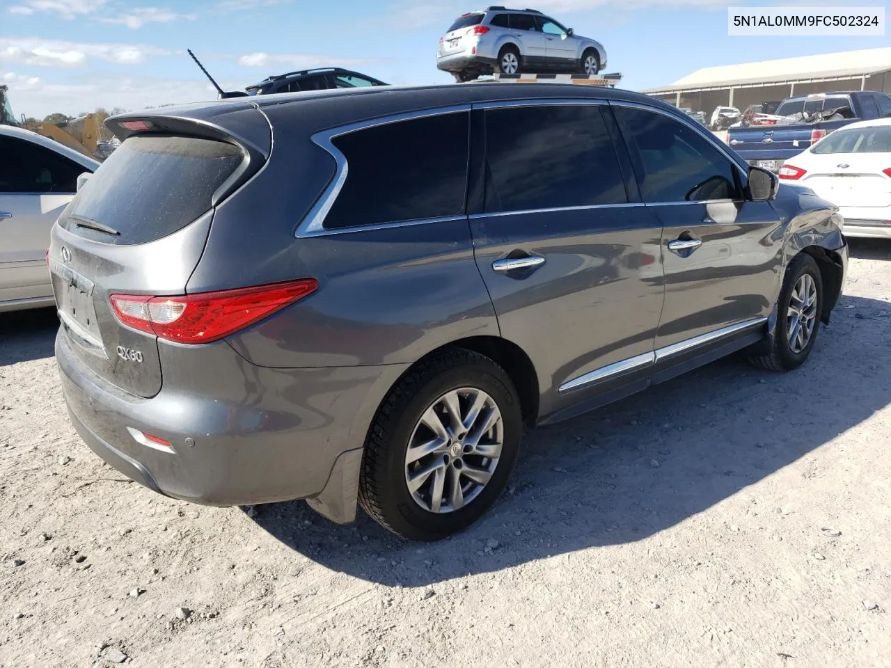 2015 Infiniti Qx60 VIN: 5N1AL0MM9FC502324 Lot: 79499694