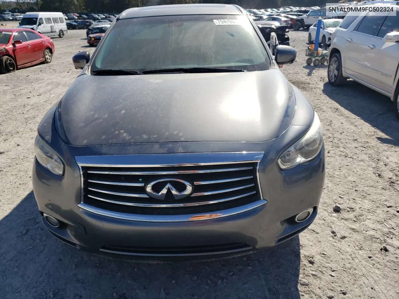 2015 Infiniti Qx60 VIN: 5N1AL0MM9FC502324 Lot: 79499694