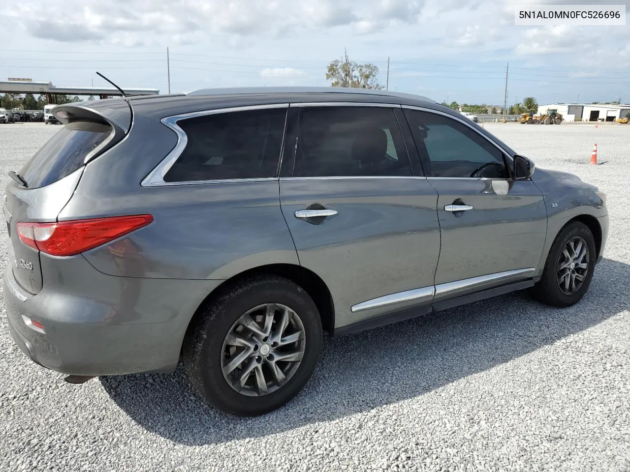 2015 Infiniti Qx60 VIN: 5N1AL0MN0FC526696 Lot: 80945514