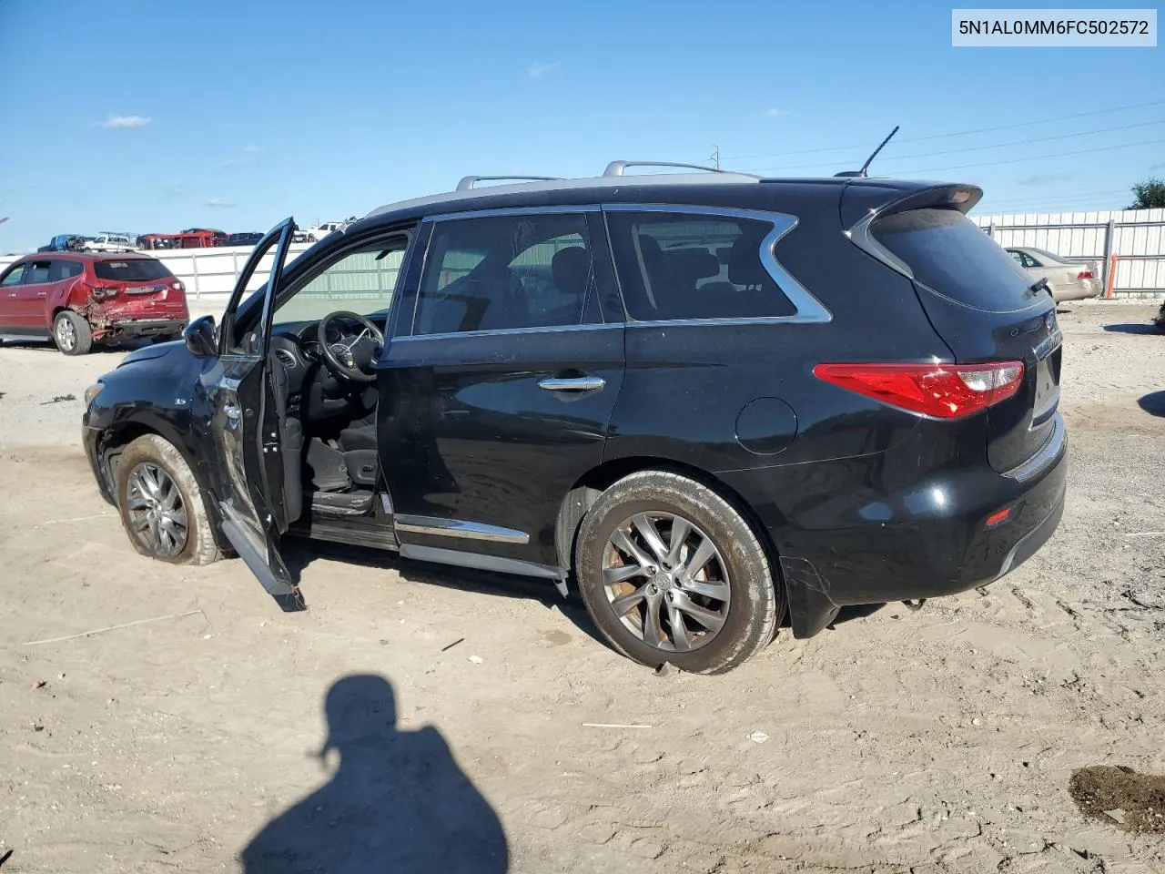 2015 Infiniti Qx60 VIN: 5N1AL0MM6FC502572 Lot: 81152034