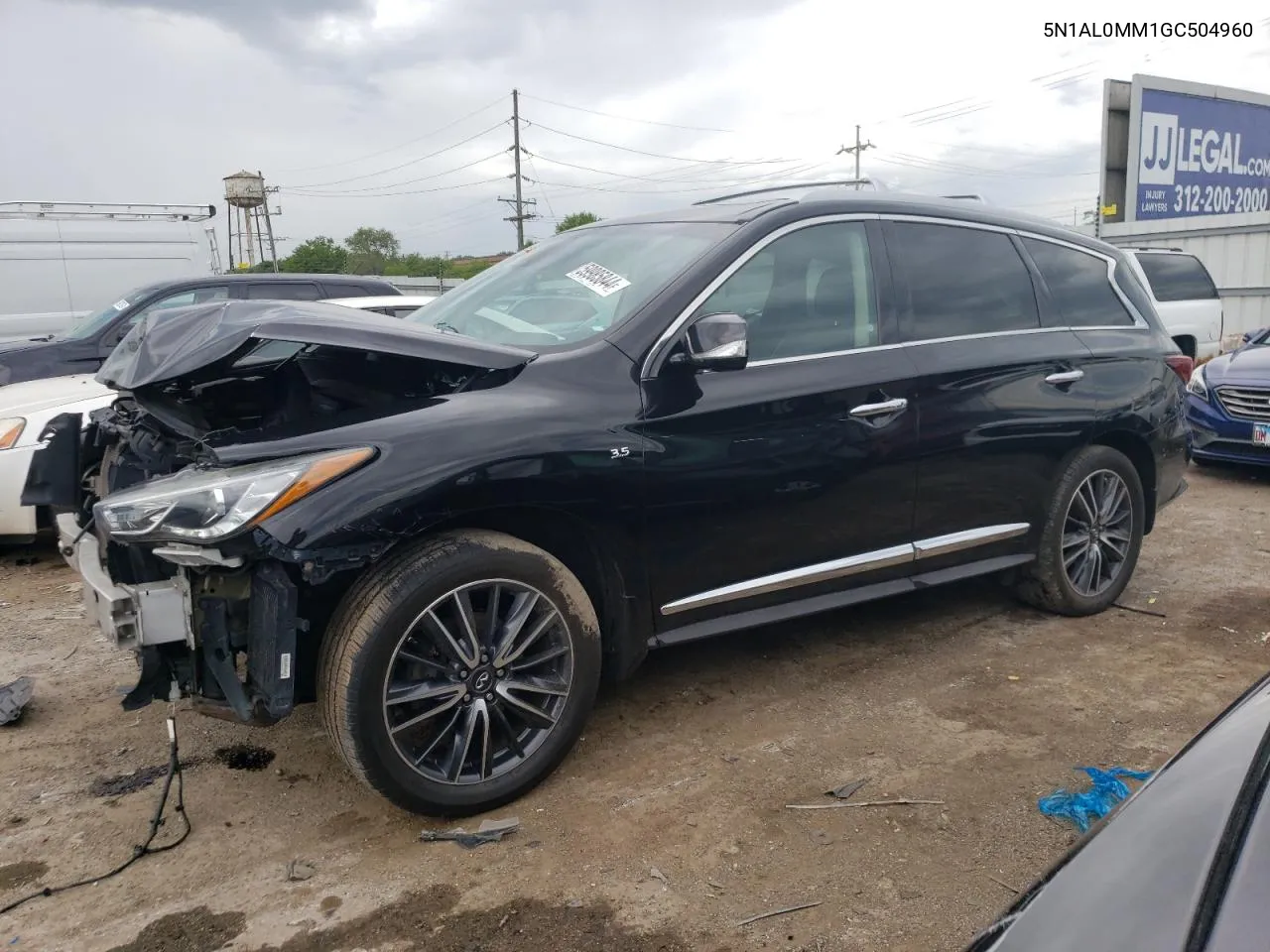 2016 Infiniti Qx60 VIN: 5N1AL0MM1GC504960 Lot: 59985844