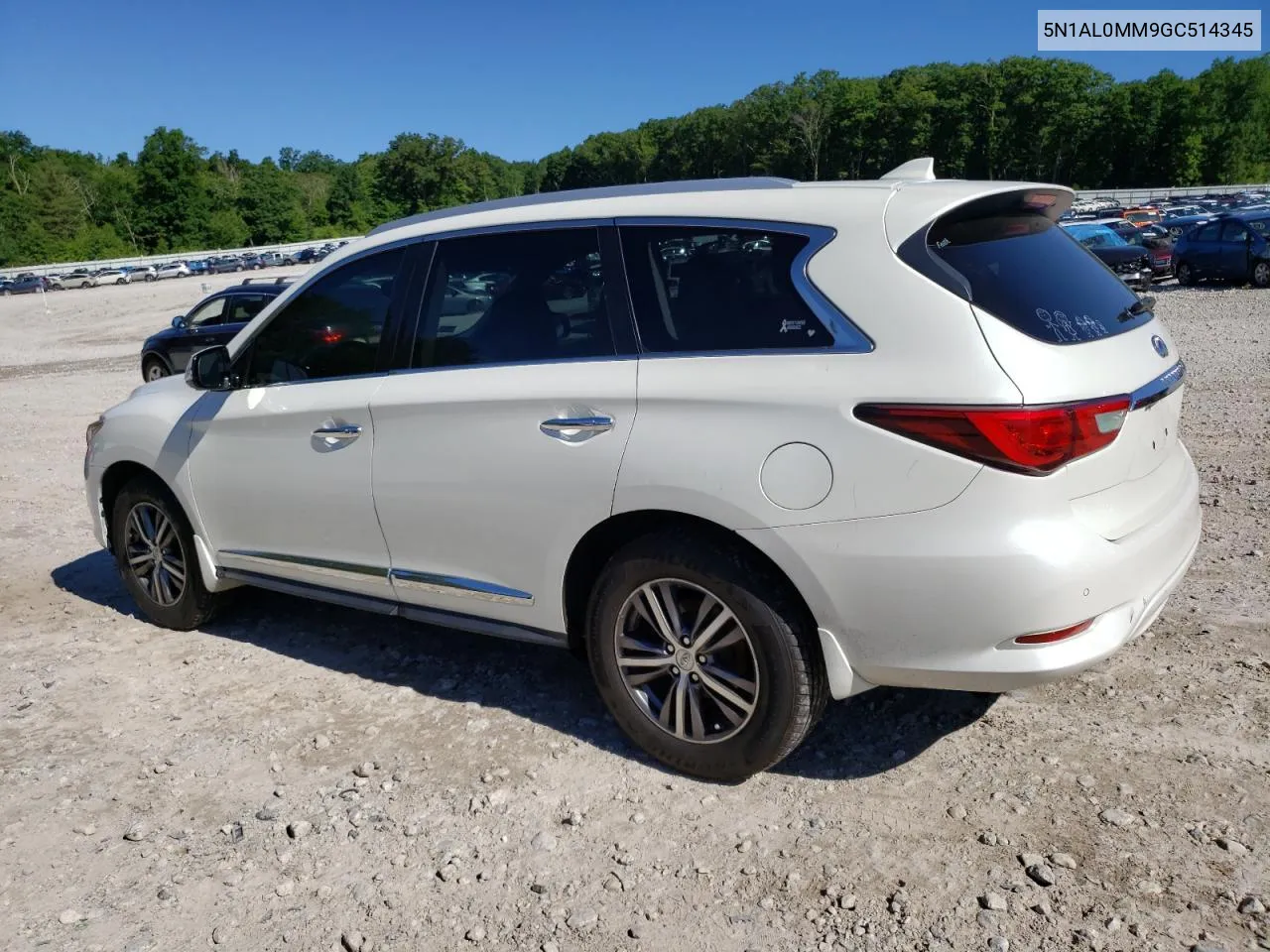 2016 Infiniti Qx60 VIN: 5N1AL0MM9GC514345 Lot: 61040594