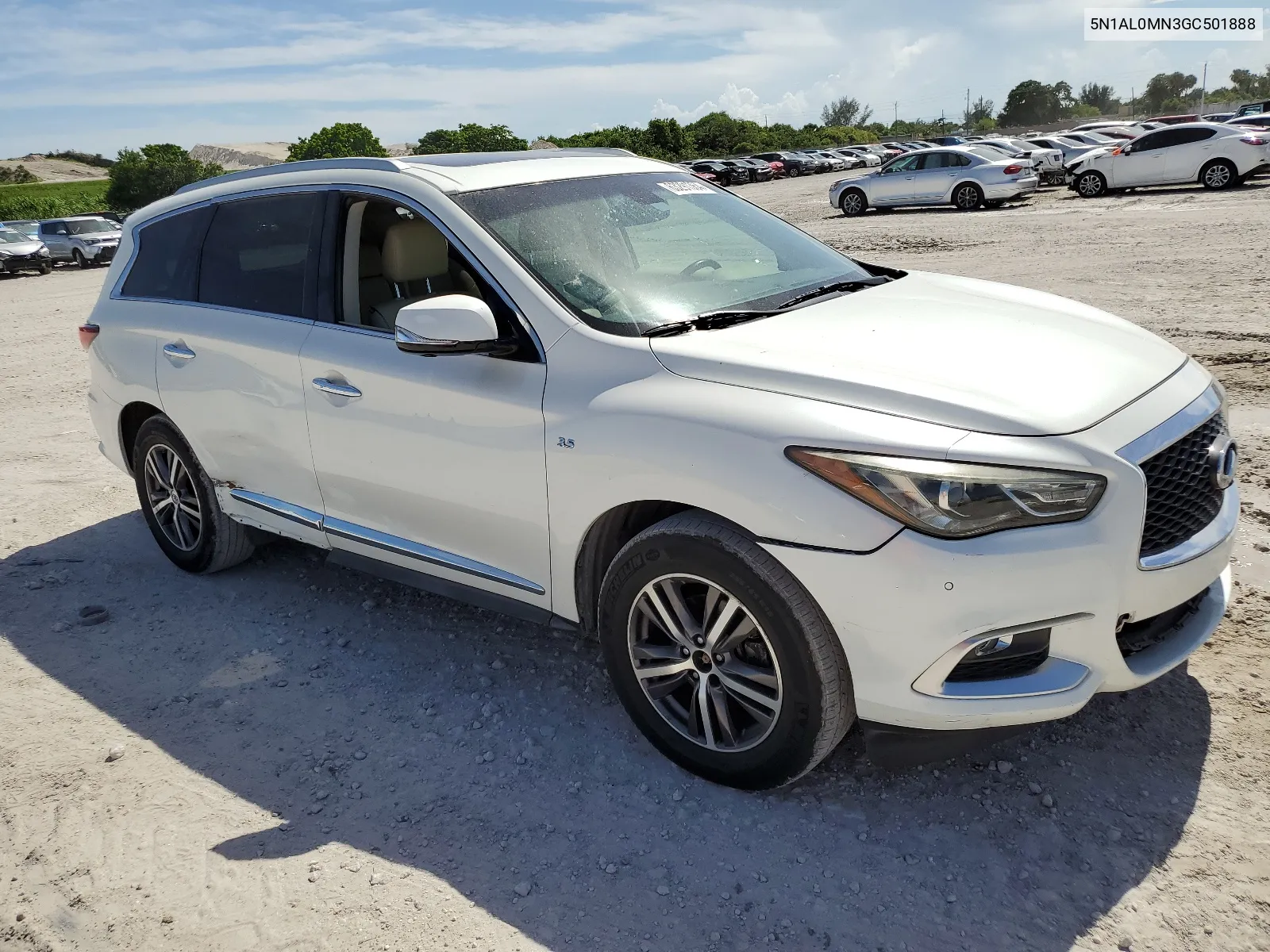 2016 Infiniti Qx60 VIN: 5N1AL0MN3GC501888 Lot: 63291364