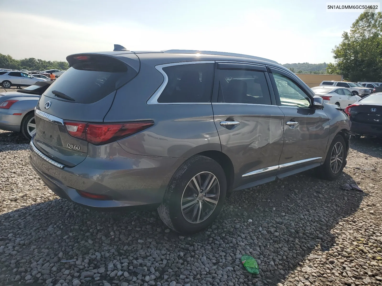 2016 Infiniti Qx60 VIN: 5N1AL0MM6GC504632 Lot: 64594354