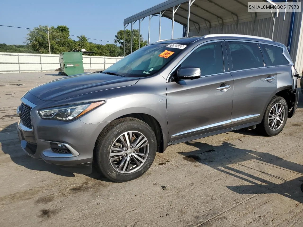 2016 Infiniti Qx60 VIN: 5N1AL0MM8GC517978 Lot: 66375054