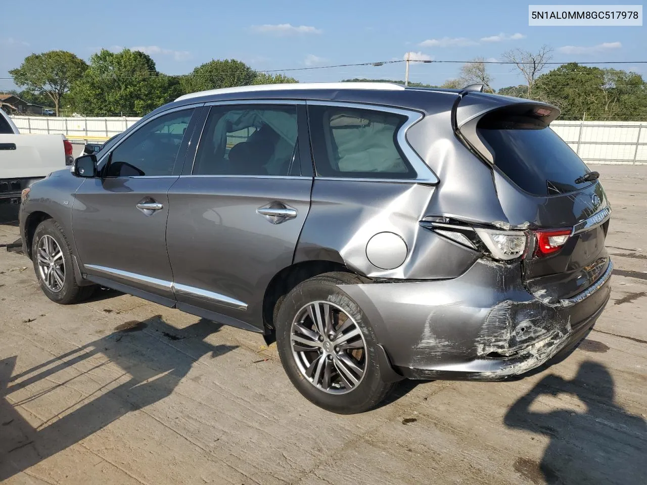 2016 Infiniti Qx60 VIN: 5N1AL0MM8GC517978 Lot: 66375054