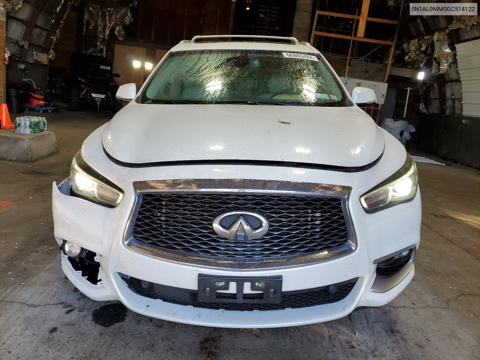 2016 Infiniti Qx60 VIN: 5N1AL0MM0GC514122 Lot: 66865424