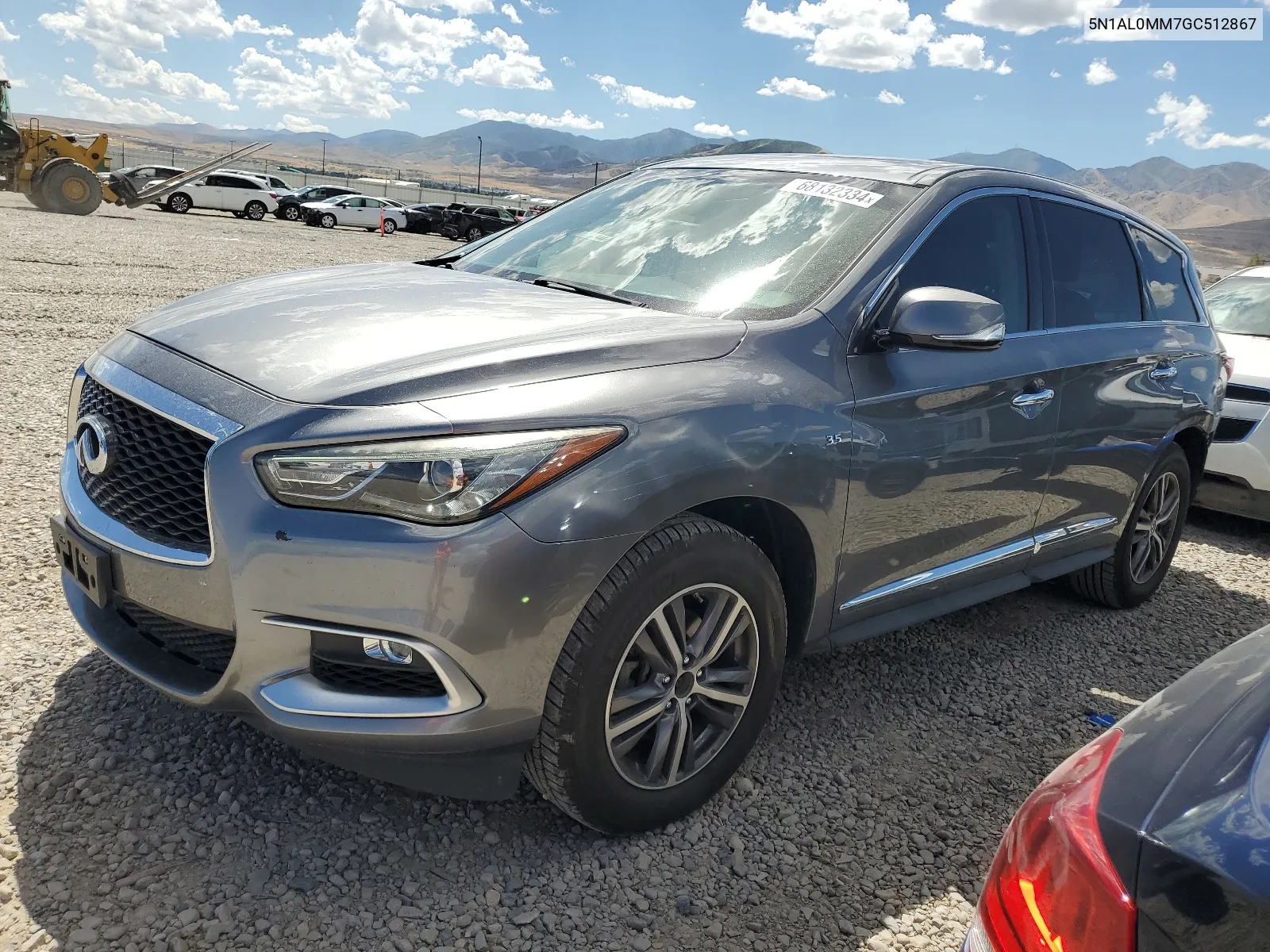 2016 Infiniti Qx60 VIN: 5N1AL0MM7GC512867 Lot: 68132334