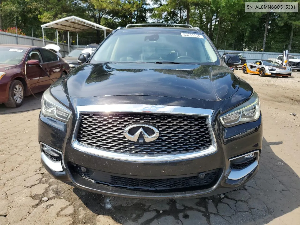 2016 Infiniti Qx60 VIN: 5N1AL0MN6GC515381 Lot: 69211134