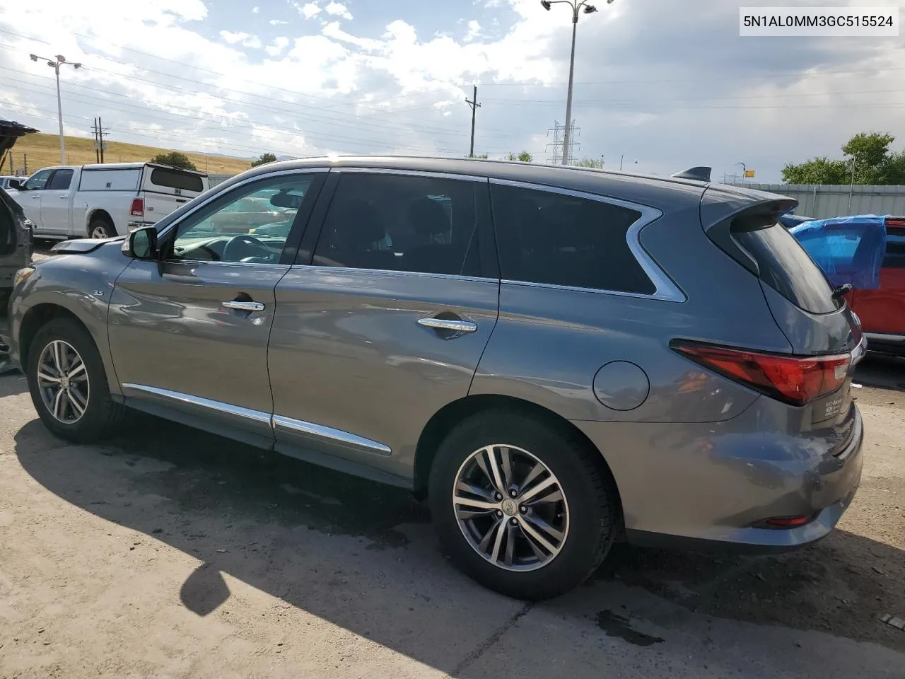 2016 Infiniti Qx60 VIN: 5N1AL0MM3GC515524 Lot: 69683674