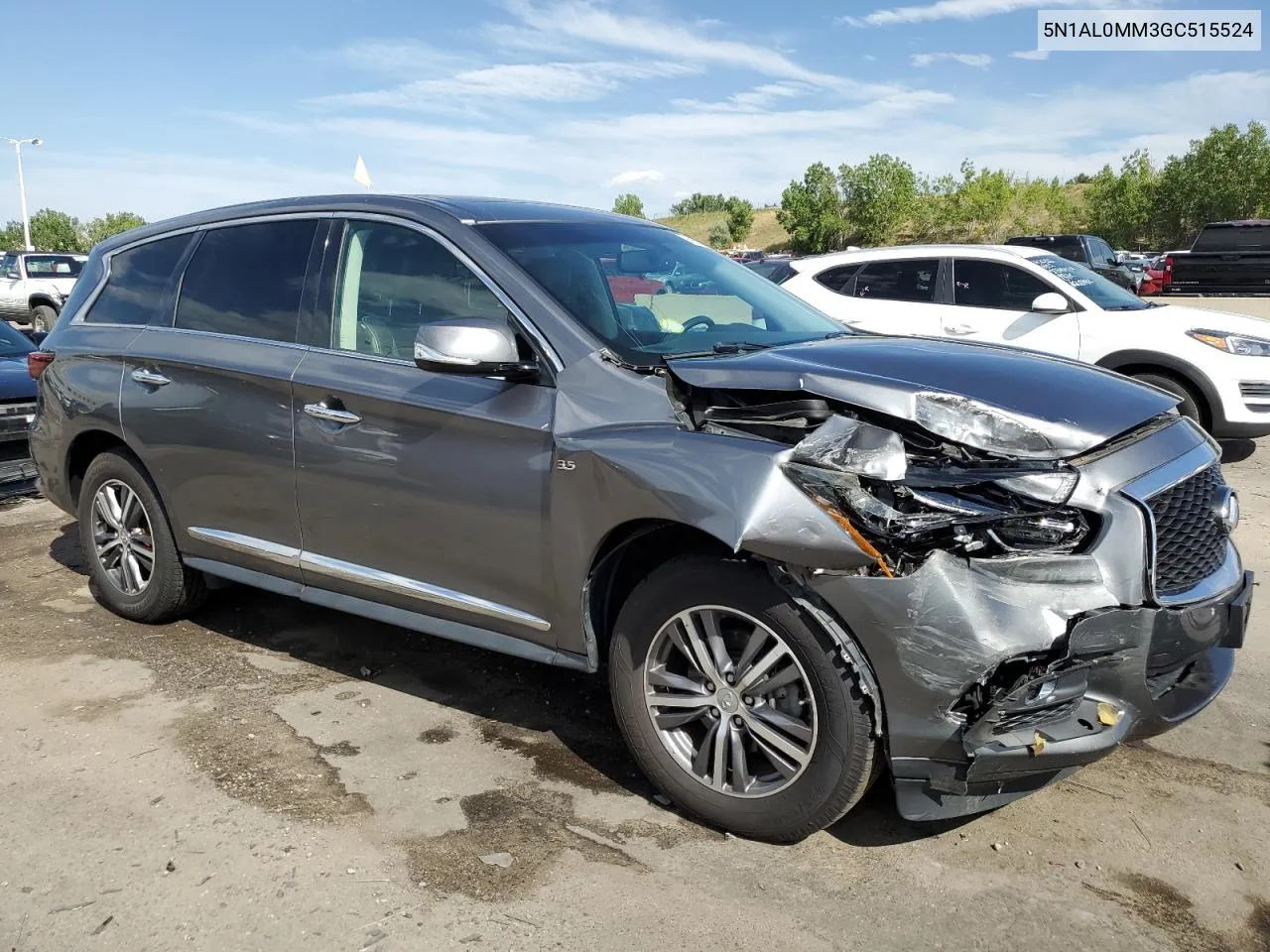 2016 Infiniti Qx60 VIN: 5N1AL0MM3GC515524 Lot: 69683674