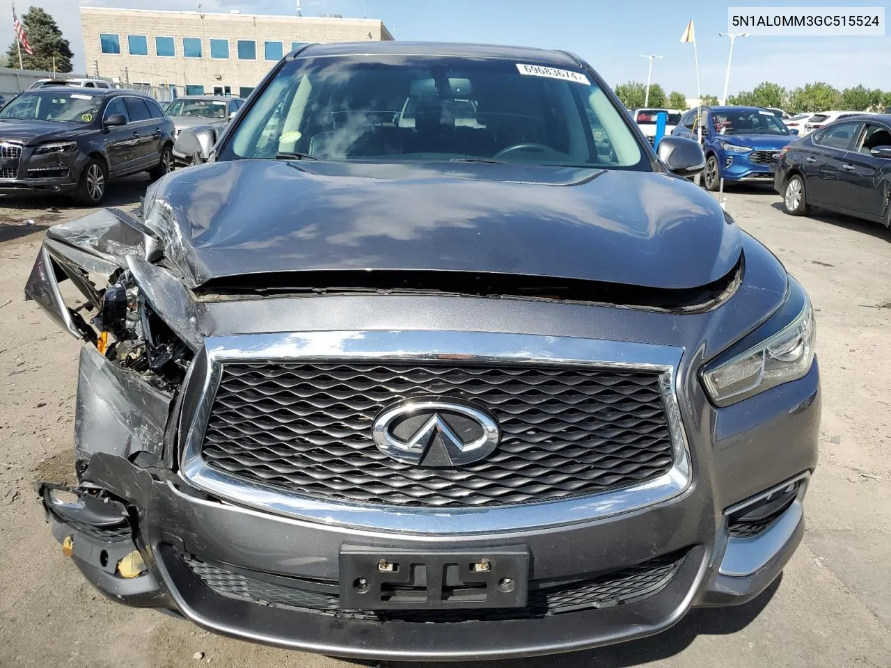 2016 Infiniti Qx60 VIN: 5N1AL0MM3GC515524 Lot: 69683674