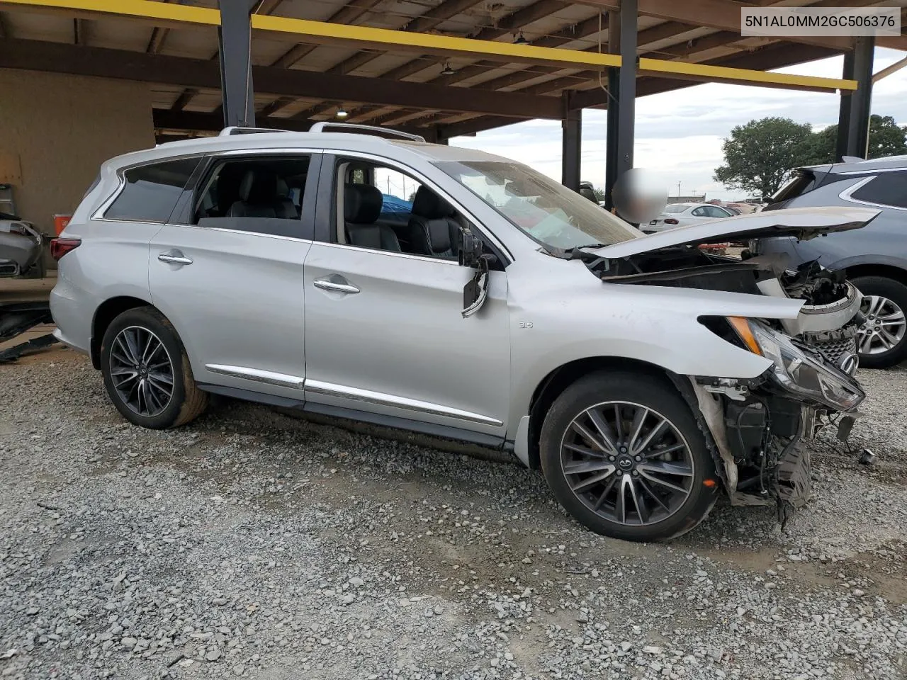 2016 Infiniti Qx60 VIN: 5N1AL0MM2GC506376 Lot: 70723284