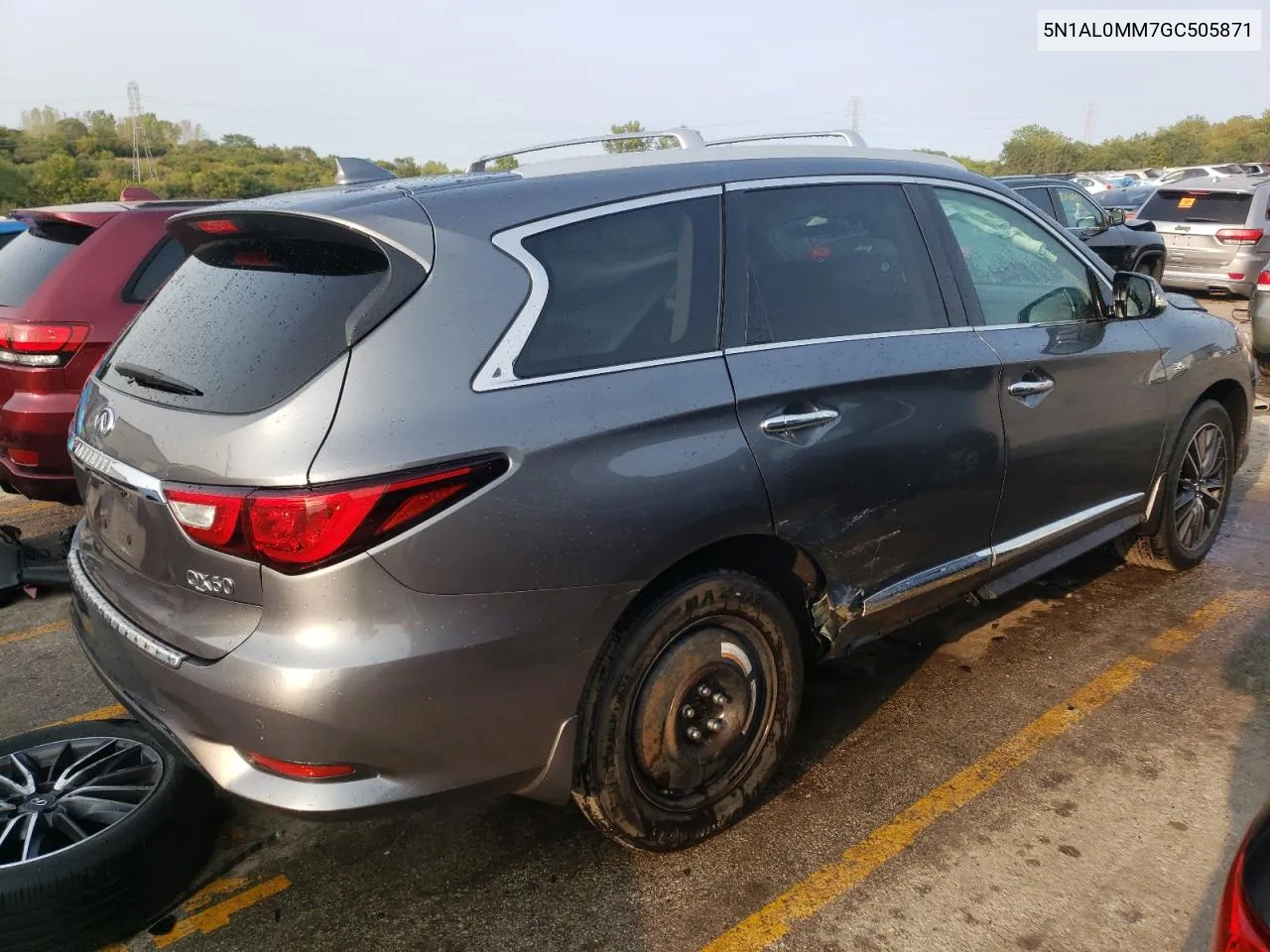 2016 Infiniti Qx60 VIN: 5N1AL0MM7GC505871 Lot: 70986134