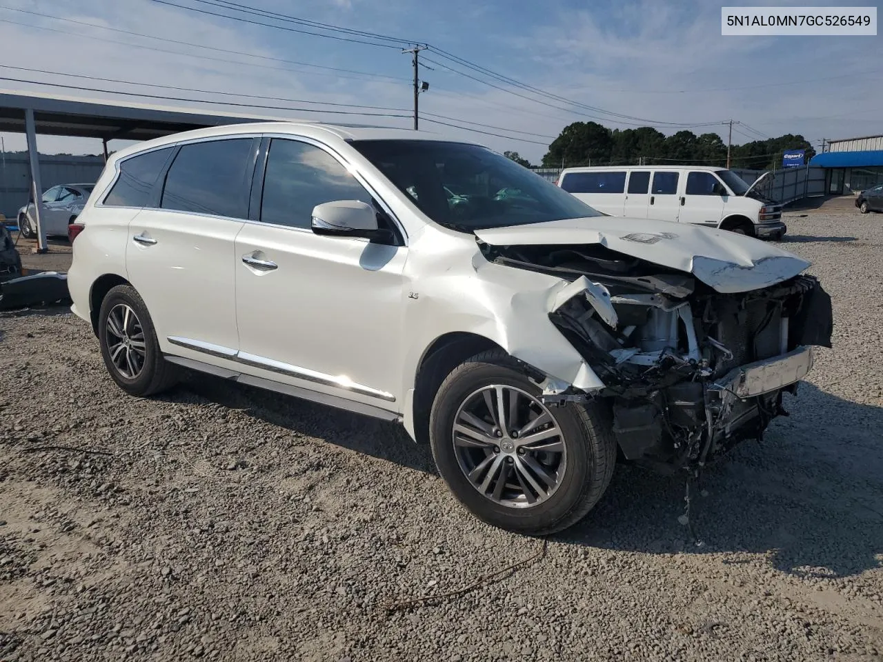 2016 Infiniti Qx60 VIN: 5N1AL0MN7GC526549 Lot: 71034384