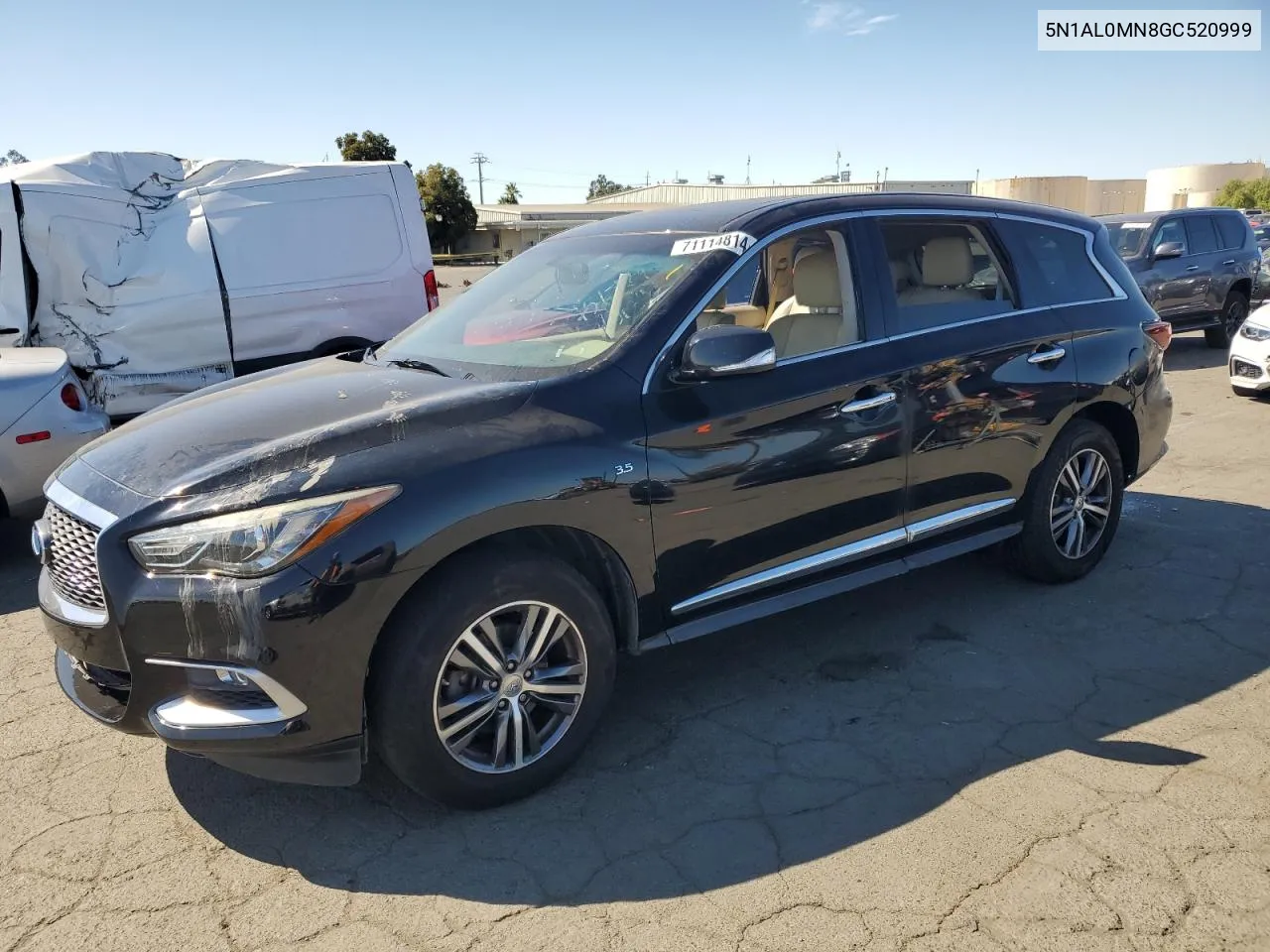 2016 Infiniti Qx60 VIN: 5N1AL0MN8GC520999 Lot: 71114814