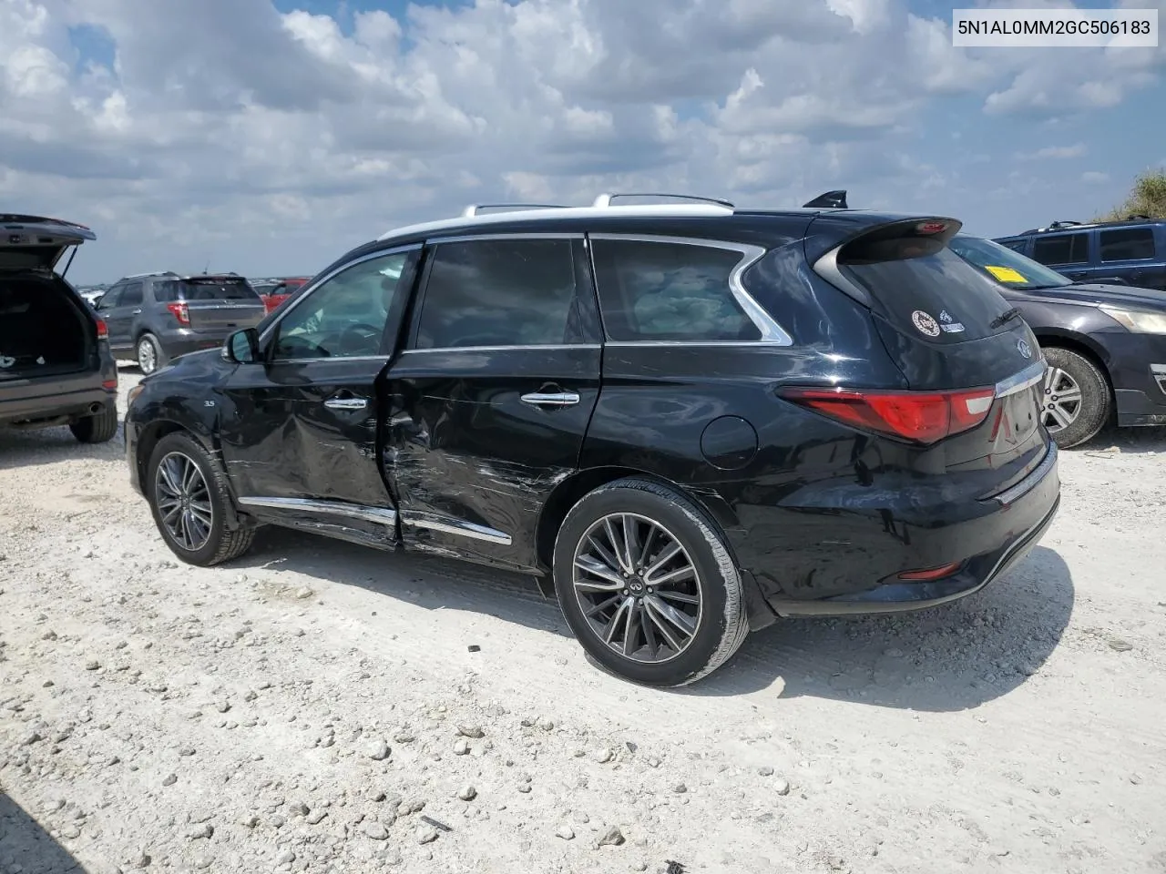 2016 Infiniti Qx60 VIN: 5N1AL0MM2GC506183 Lot: 72023504