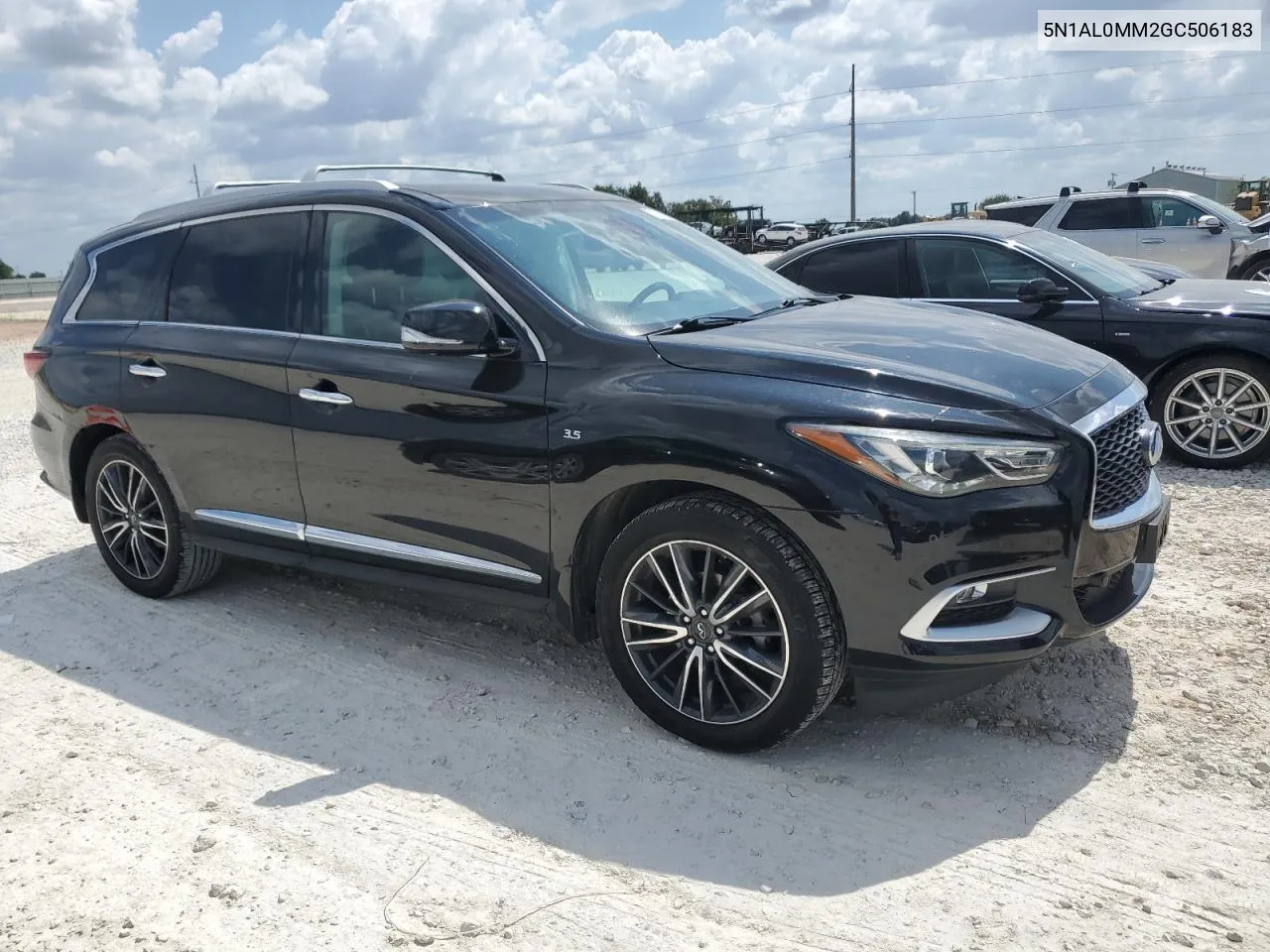 2016 Infiniti Qx60 VIN: 5N1AL0MM2GC506183 Lot: 72023504