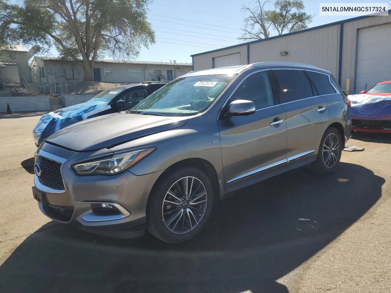 2016 Infiniti Qx60 VIN: 5N1AL0MN4GC517324 Lot: 72522024