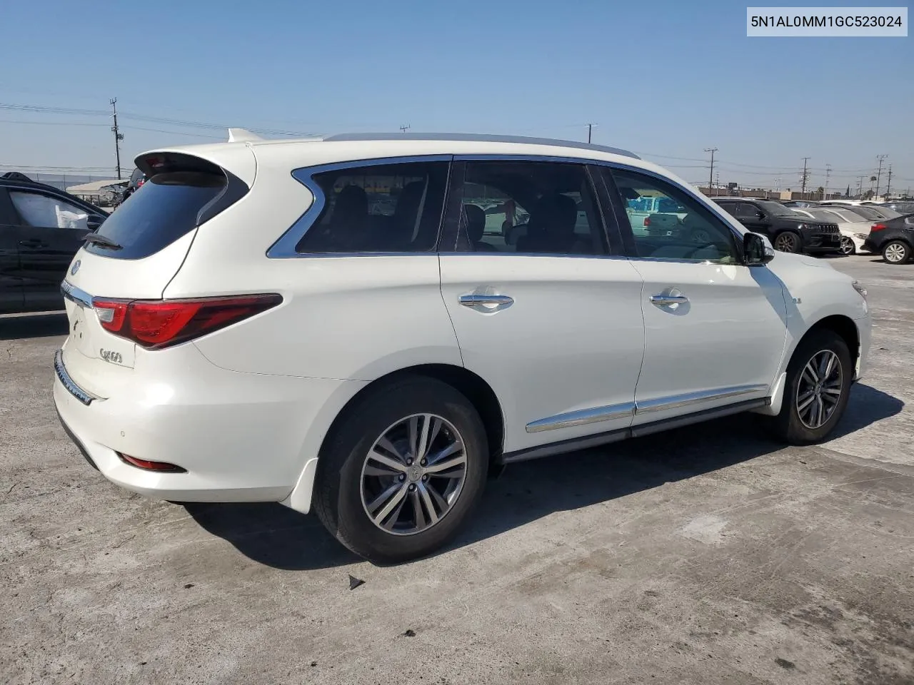 2016 Infiniti Qx60 VIN: 5N1AL0MM1GC523024 Lot: 72935084