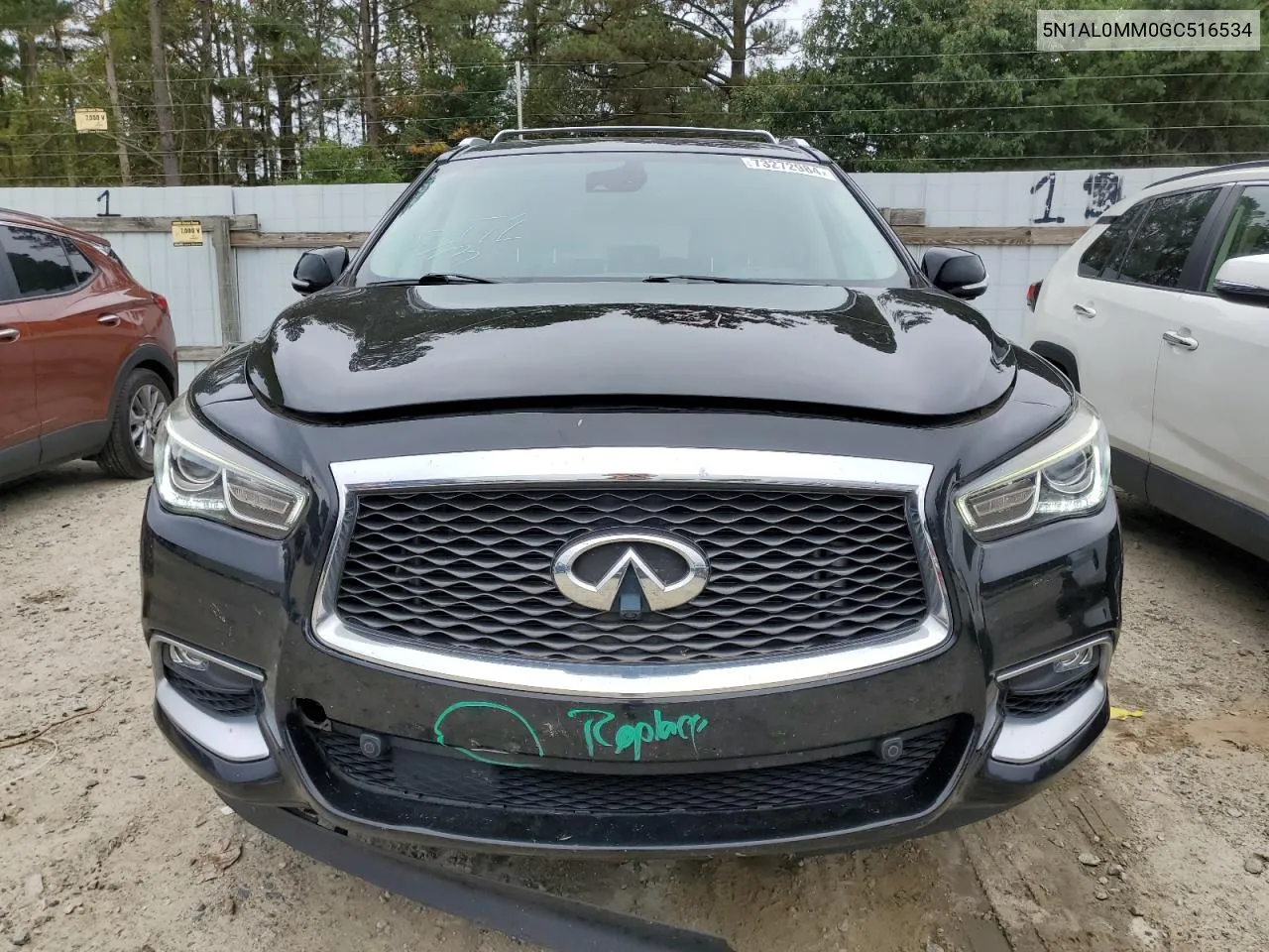 2016 Infiniti Qx60 VIN: 5N1AL0MM0GC516534 Lot: 73272984