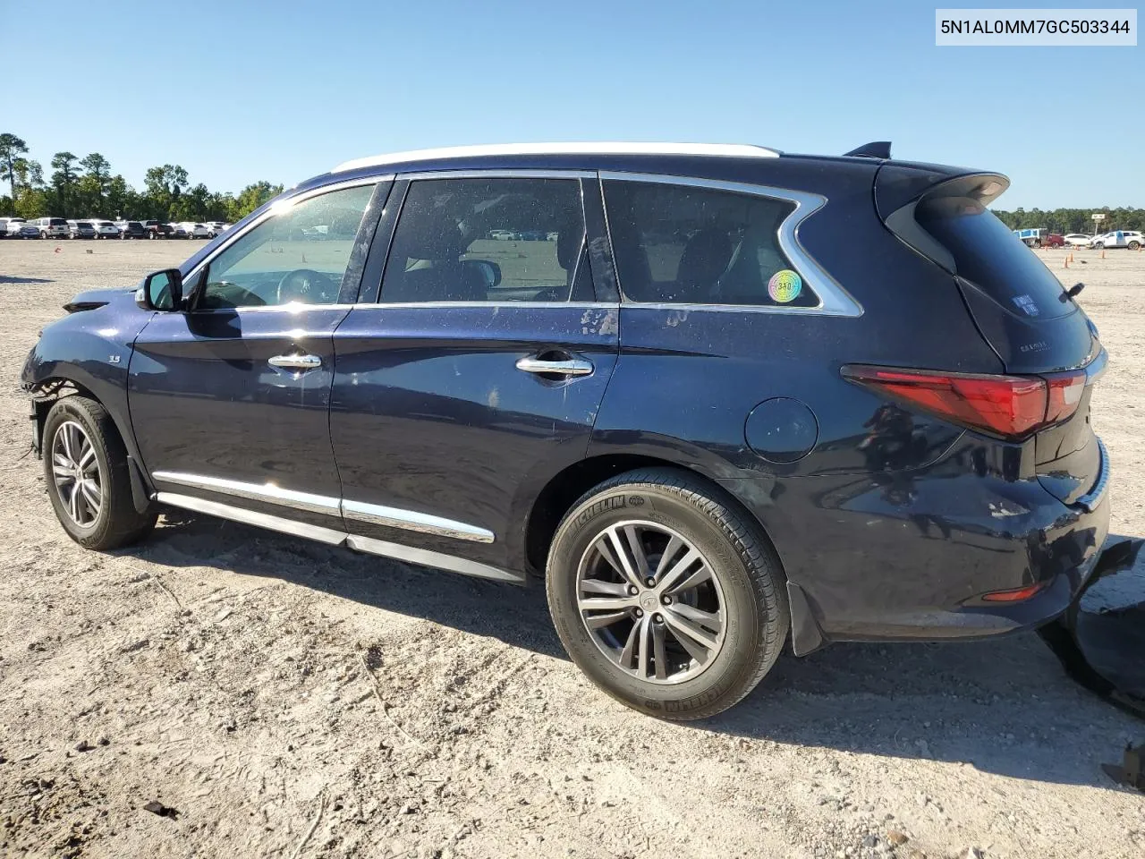 2016 Infiniti Qx60 VIN: 5N1AL0MM7GC503344 Lot: 73440334