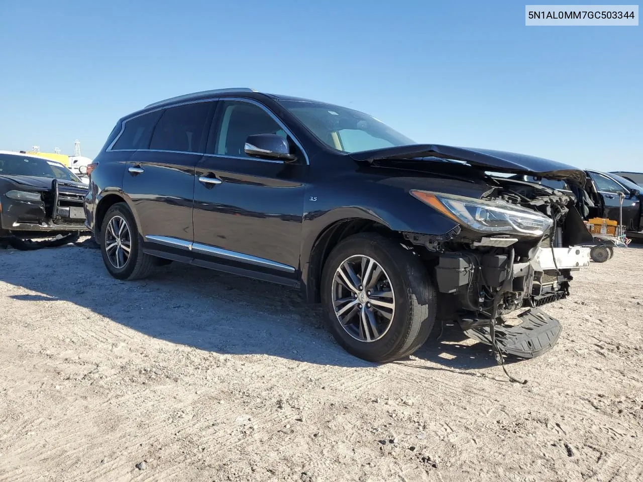 2016 Infiniti Qx60 VIN: 5N1AL0MM7GC503344 Lot: 73440334