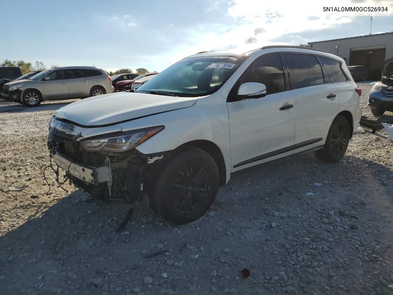 2016 Infiniti Qx60 VIN: 5N1AL0MM0GC526934 Lot: 73527914