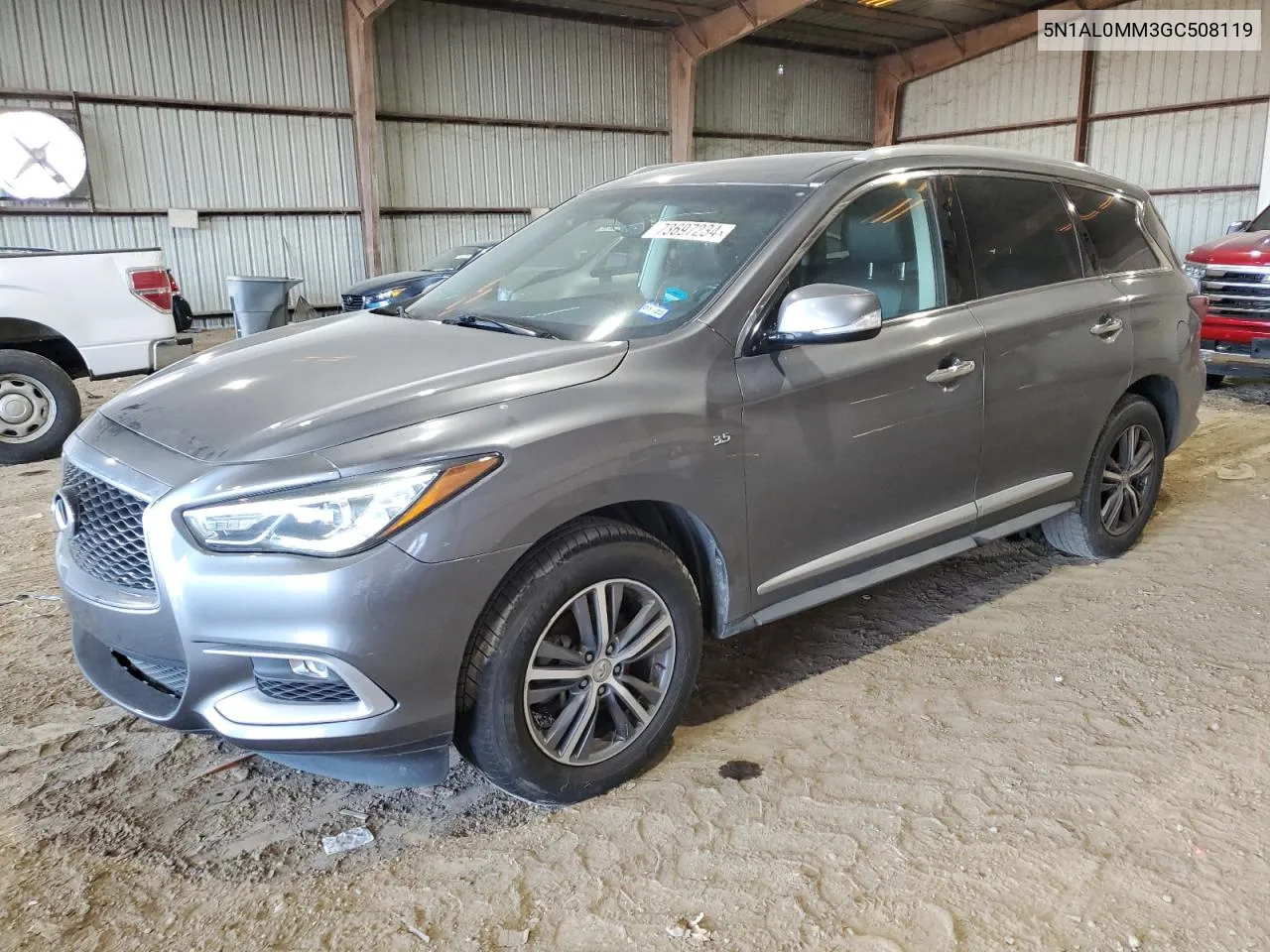 2016 Infiniti Qx60 VIN: 5N1AL0MM3GC508119 Lot: 73697234