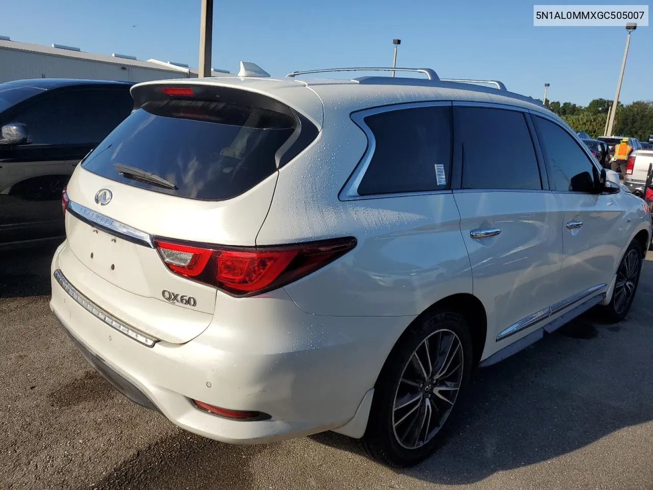 2016 Infiniti Qx60 VIN: 5N1AL0MMXGC505007 Lot: 73761244