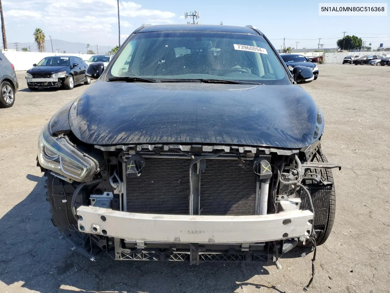 2016 Infiniti Qx60 VIN: 5N1AL0MN8GC516368 Lot: 73960094