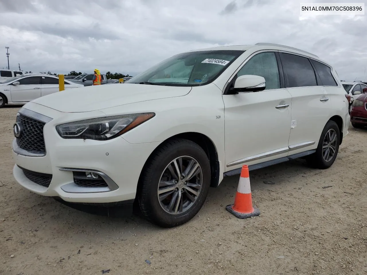 2016 Infiniti Qx60 VIN: 5N1AL0MM7GC508396 Lot: 74024584