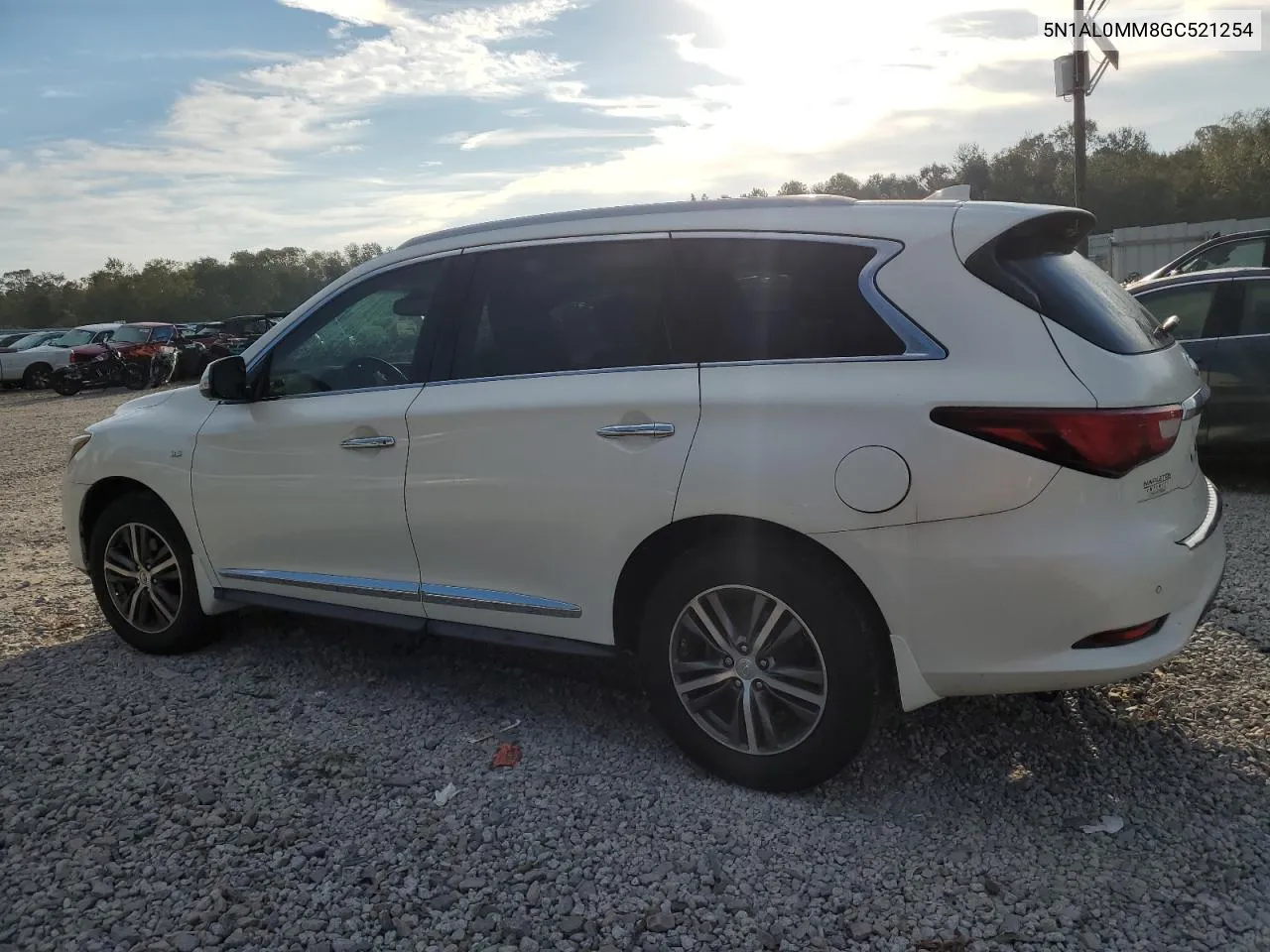 2016 Infiniti Qx60 VIN: 5N1AL0MM8GC521254 Lot: 74918574