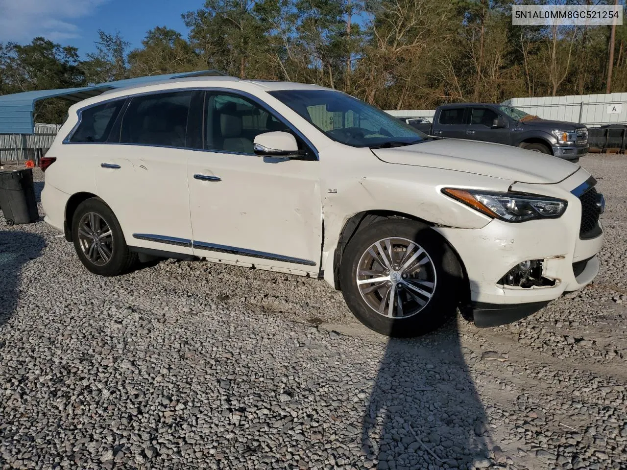 2016 Infiniti Qx60 VIN: 5N1AL0MM8GC521254 Lot: 74918574