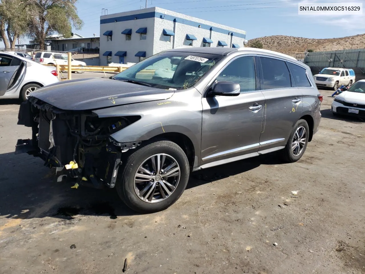 2016 Infiniti Qx60 VIN: 5N1AL0MMXGC516329 Lot: 74970754