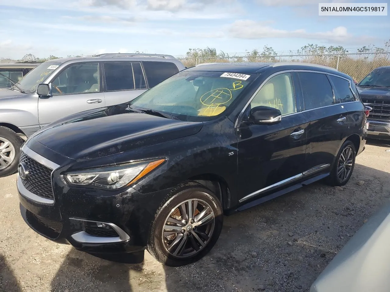 2016 Infiniti Qx60 VIN: 5N1AL0MN4GC519817 Lot: 75434394