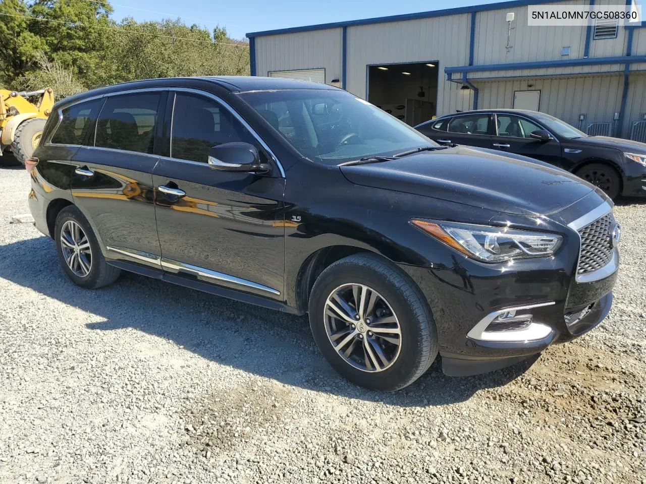 2016 Infiniti Qx60 VIN: 5N1AL0MN7GC508360 Lot: 76198574