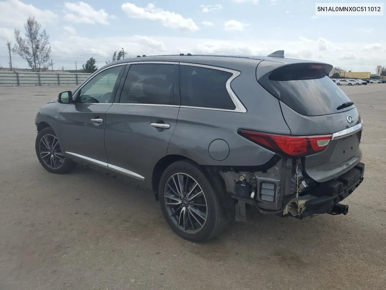 2016 Infiniti Qx60 VIN: 5N1AL0MNXGC511012 Lot: 76814754