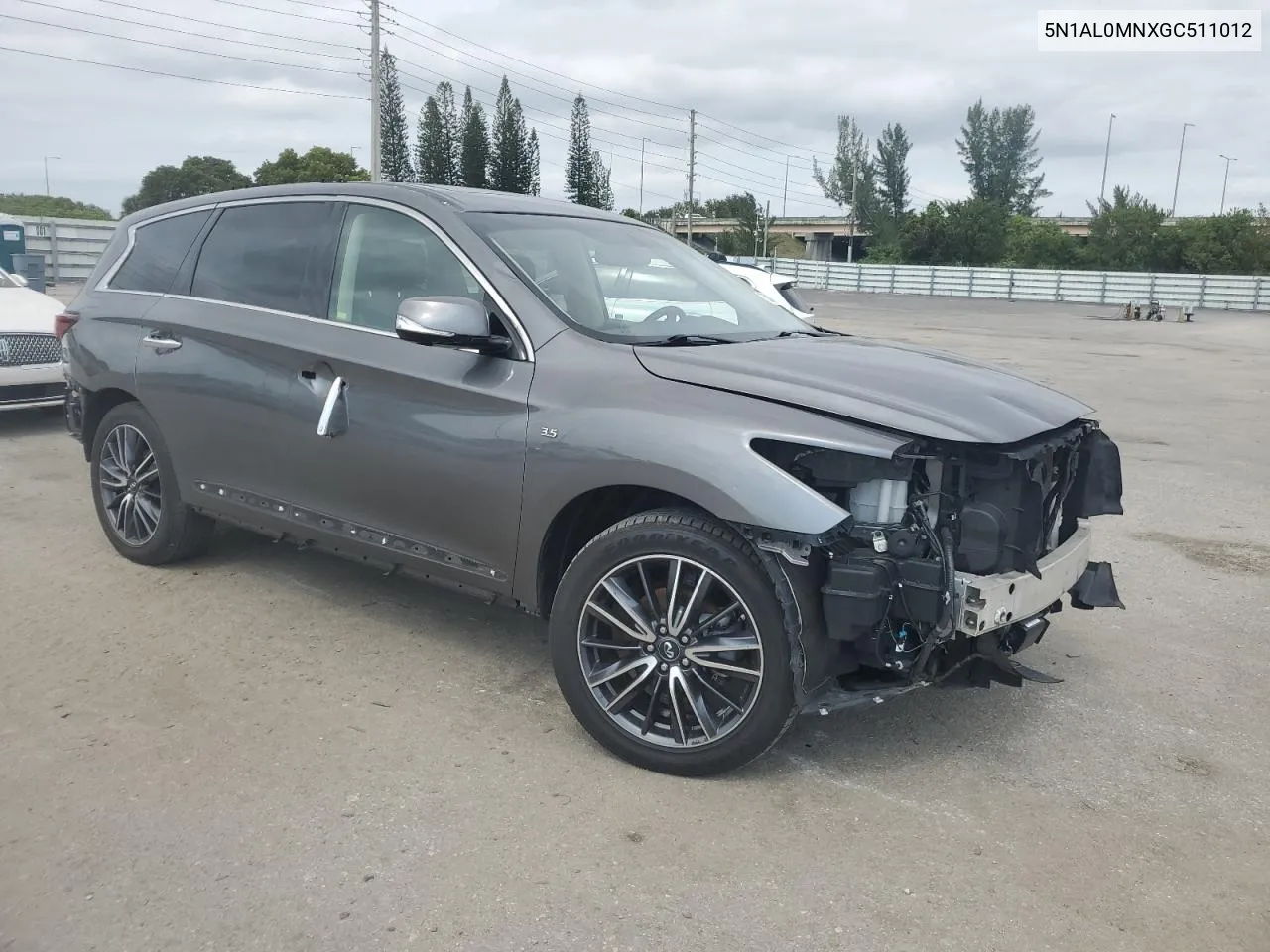 2016 Infiniti Qx60 VIN: 5N1AL0MNXGC511012 Lot: 76814754